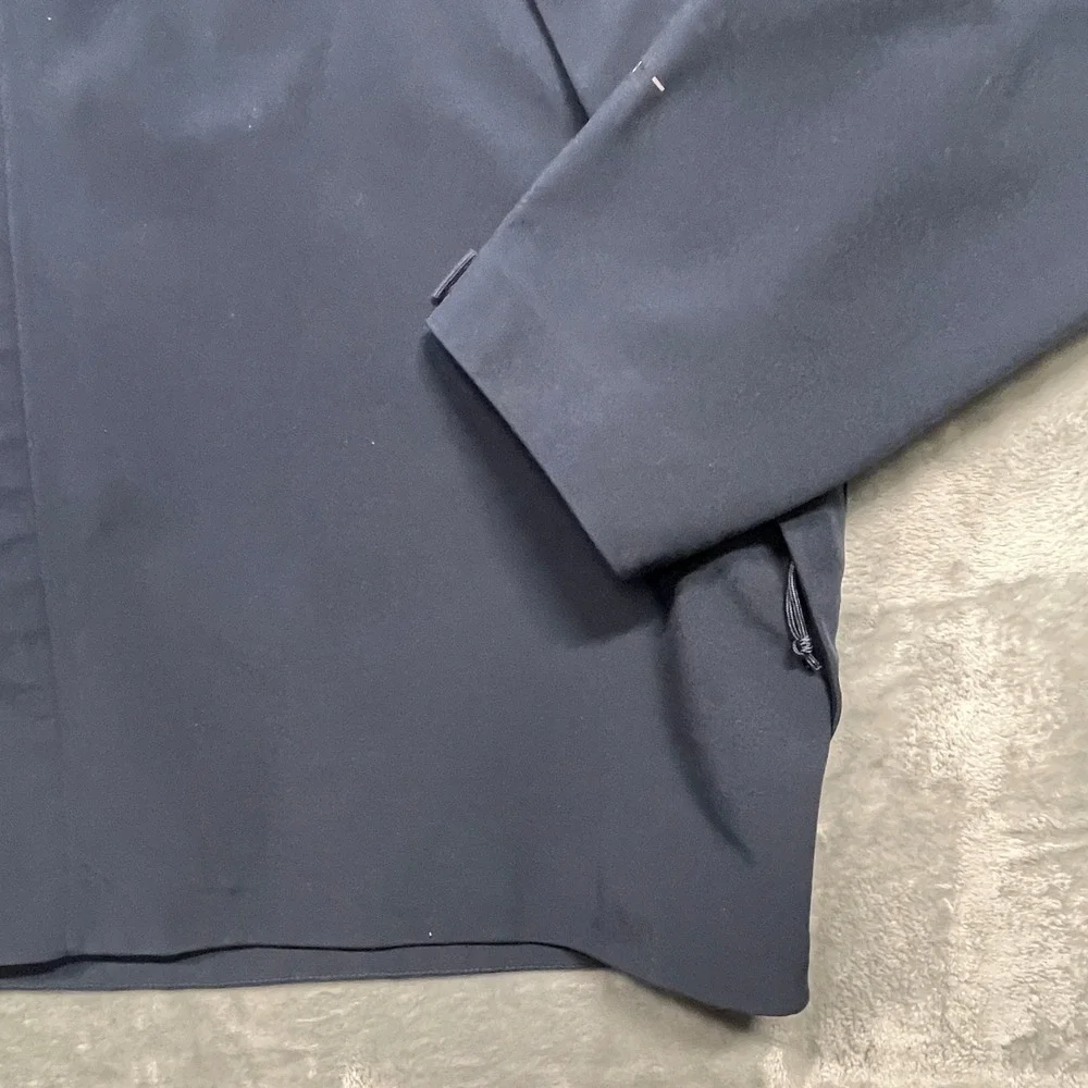 The North Face Apex Flex Jacket Mens‎ XL Navy Blue Hooded Softshell Full Zip
